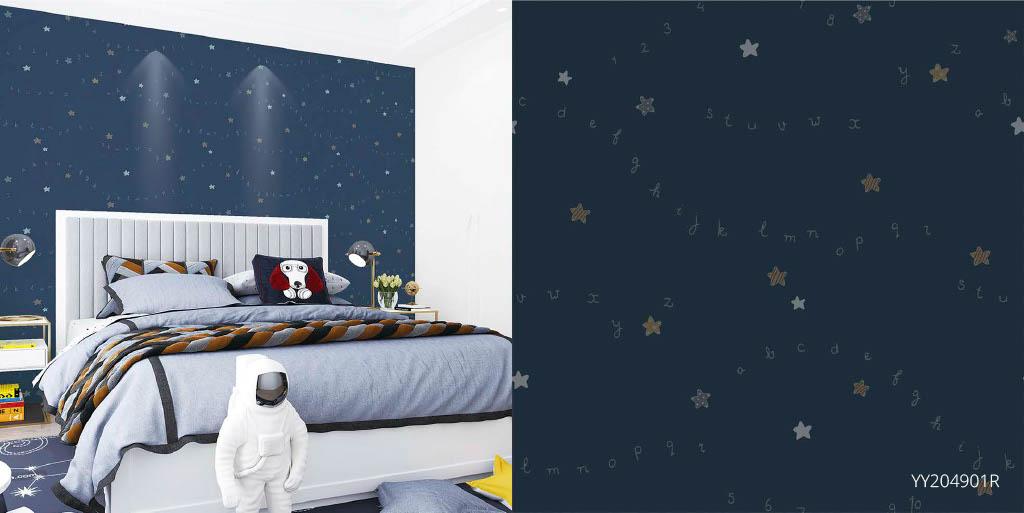 Papel de parede infantil - Estrelas